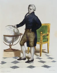 Pierre-Simon (1747-1825) Markies de Laplace, gegraveerd door Delaistre
